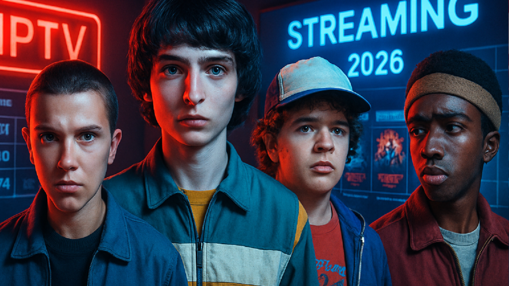 Imagem ilustrativa sobre Como Assistir Stranger Things Online em 2026: IPTV ou Streaming?